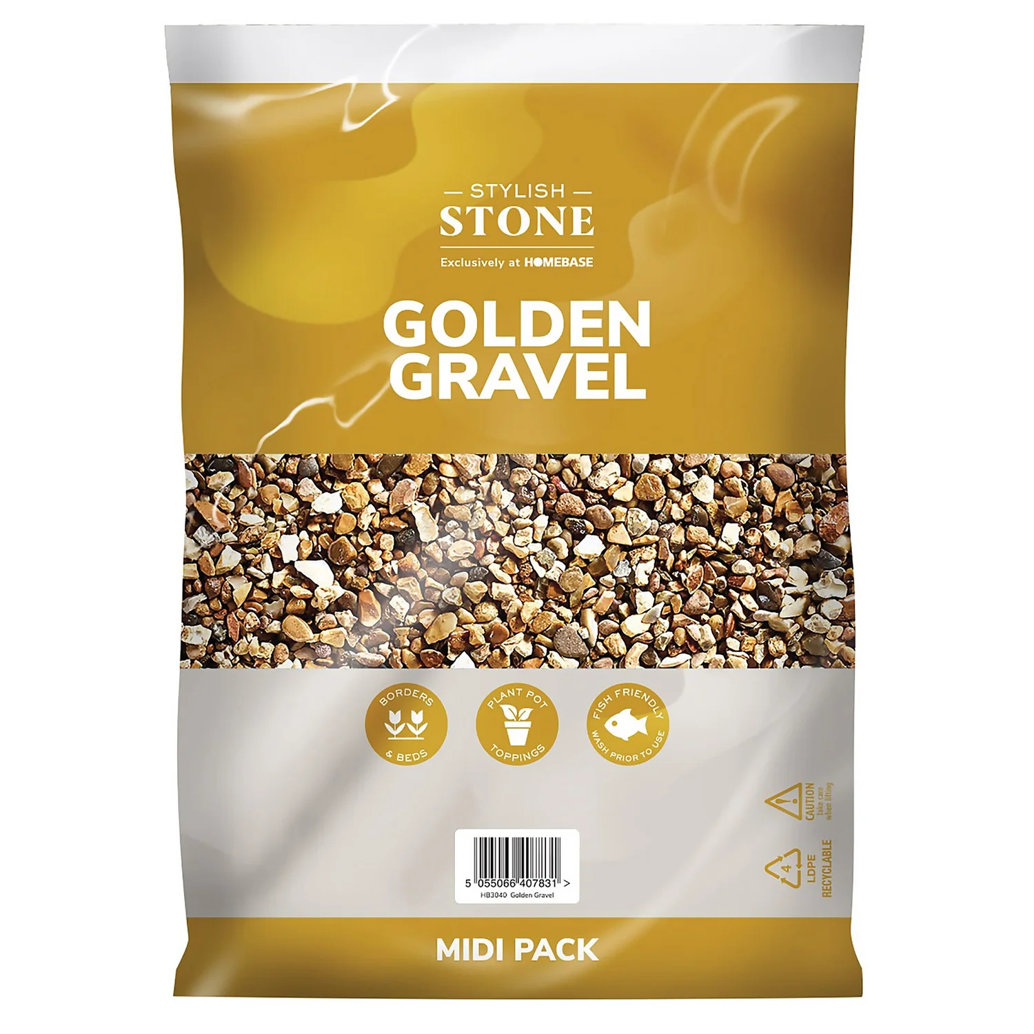 Stylish Stone Golden Gravel - Midi Pack - 9kg 3 Stylish Stone Golden Gravel - Midi Pack - 9kg - Image 3