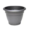 Round Bell Pot In Black - 66cm