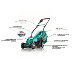 Bosch 1300W Rotak 34-13 Electric Lawn Mower - 34cm -Westland Garden Deals Store 12809318 6605027558834463