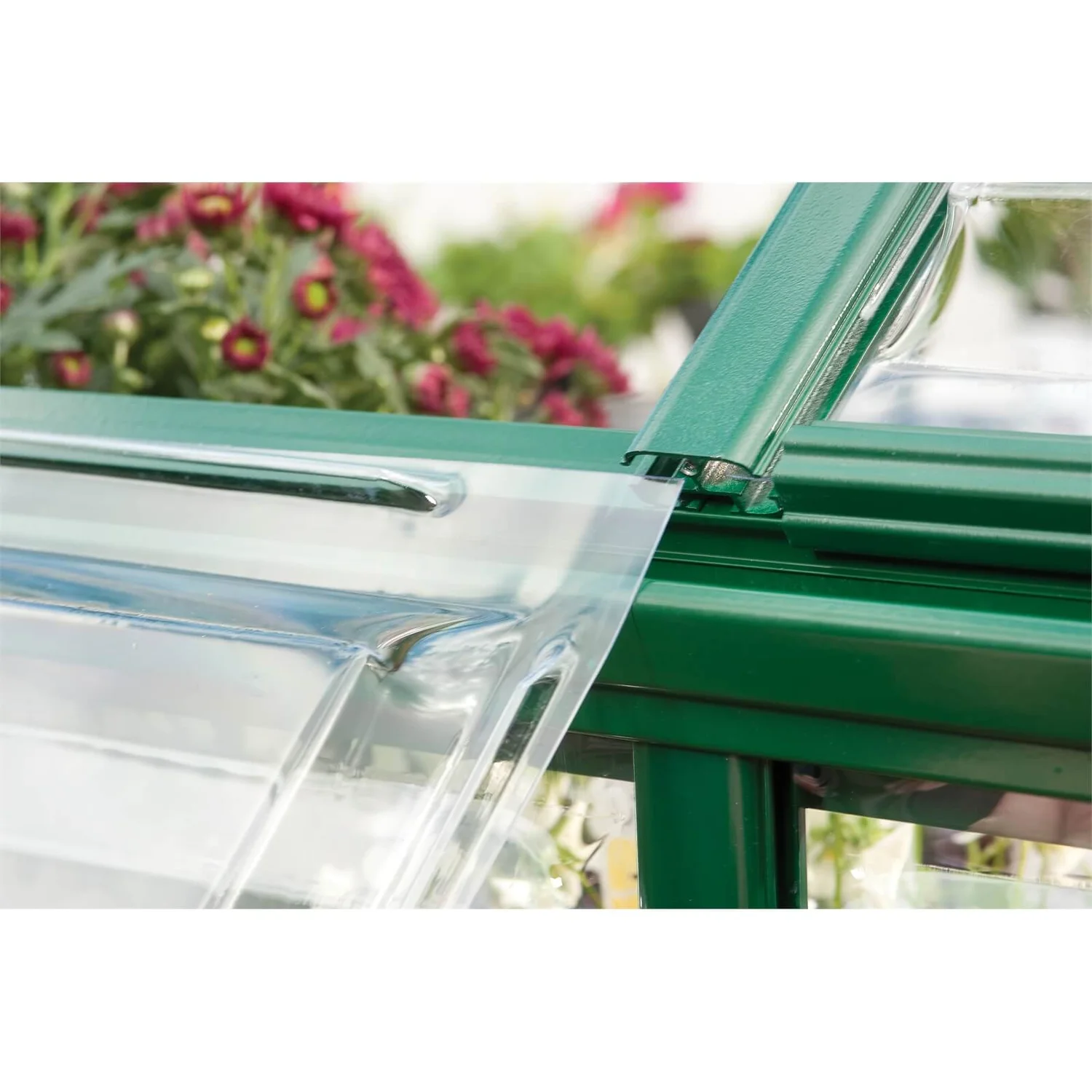 Palram 6 X 10ft Canopia Harmony Greenhouse - Green 5 Palram 6 X 10ft Canopia Harmony Greenhouse - Green - Image 5