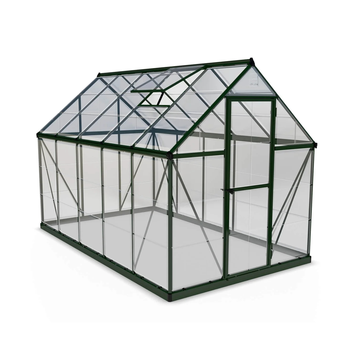 Palram 6 X 10ft Canopia Harmony Greenhouse - Green 3 Palram 6 X 10ft Canopia Harmony Greenhouse - Green - Image 3