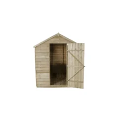 8x6ft Forest Natural Timber Overlap Apex Pressure Treated Wooden Shed 12 8x6ft Forest Natural Timber Overlap Apex Pressure Treated Wooden Shed -Westland Garden Deals Store 12810904 6314845600274914