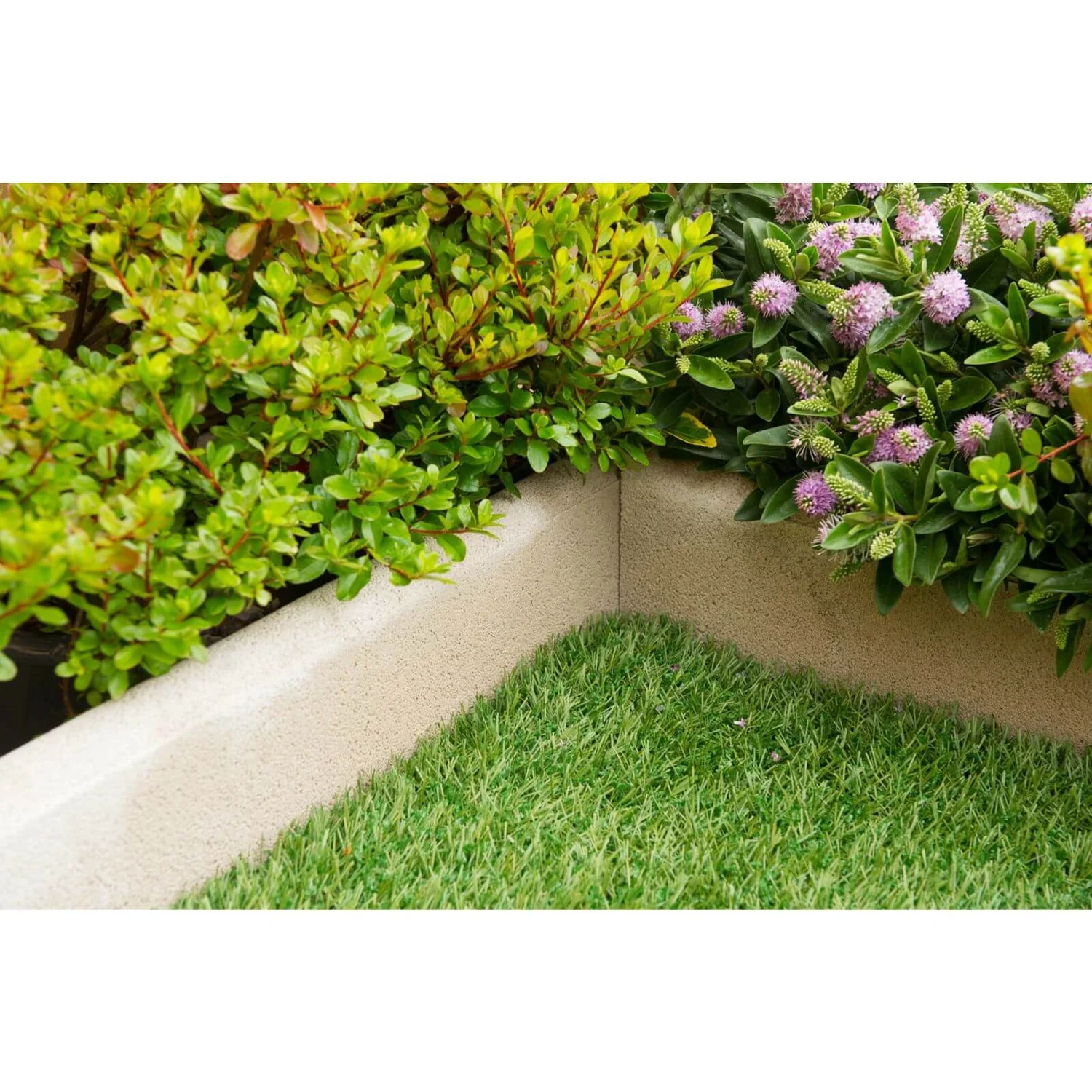 Stylish Stone Round Top Edging 600mm - Grey 1 Stylish Stone Round Top Edging 600mm - Grey