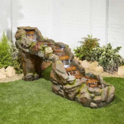 Stylish Fountains Bustling Waters Including LED Lights -Westland Garden Deals Store 12814089 1794957312372359