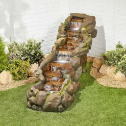 Stylish Fountains Bustling Waters Including LED Lights -Westland Garden Deals Store 12814089 4434957312326480