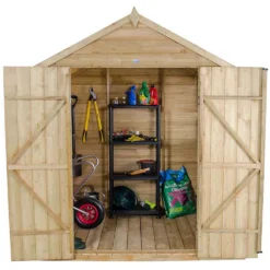 7x5ft Forest Wooden Overlap Pressure Treated Apex Shed -incl. Installation -Westland Garden Deals Store 12814918 1484845696610464