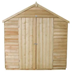 7x5ft Forest Wooden Overlap Pressure Treated Apex Shed -incl. Installation -Westland Garden Deals Store 12814918 9244845696636675