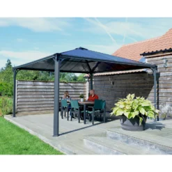 Palram - Canopia Palermo 4300 Garden Gazebo Grey -Westland Garden Deals Store 12819403 3184893347431752