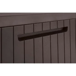 Keter City Outdoor Garden Storage Box 113L - Brown -Westland Garden Deals Store 12822290 1714900073814477