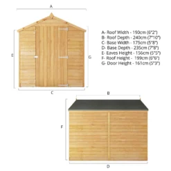 Mercia 8 X 6ft Overlap Apex Windowless Shed 18 Mercia 8 X 6ft Overlap Apex Windowless Shed -Westland Garden Deals Store 12822307 5675033256695631