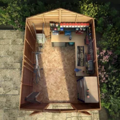 Mercia 10 X 8ft Overlap Double Door Apex Windowless Shed -Westland Garden Deals Store 12822434 1085033314241196