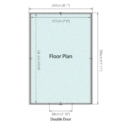 Mercia 12 X 8ft Overlap Apex Windowless Shed 18 Mercia 12 X 8ft Overlap Apex Windowless Shed -Westland Garden Deals Store 12822437 1724833224138472