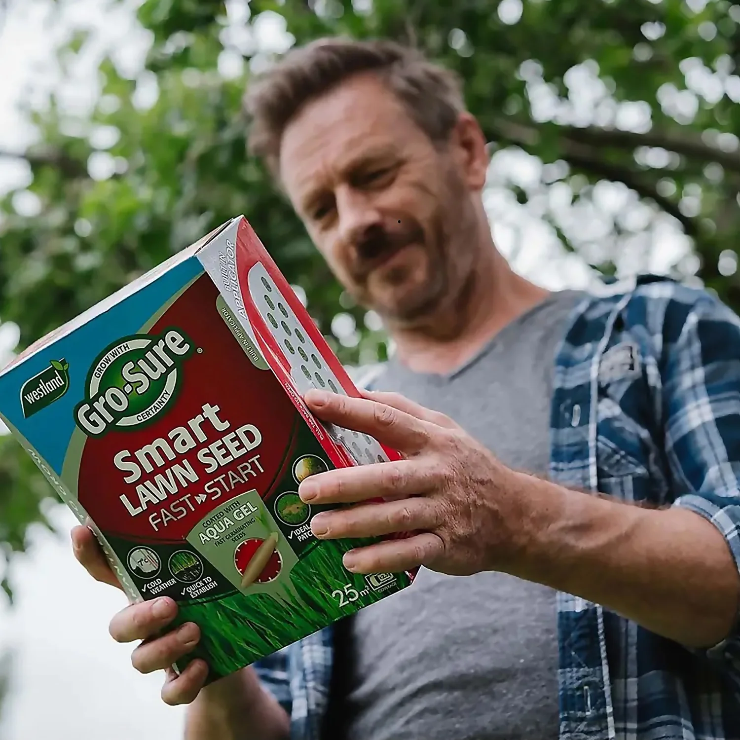 Gro-Sure Aqua Gel Coated Fast Start Smart Grass Lawn Seed 25m² 3 Gro-Sure Aqua Gel Coated Fast Start Smart Grass Lawn Seed 25m² - Image 3