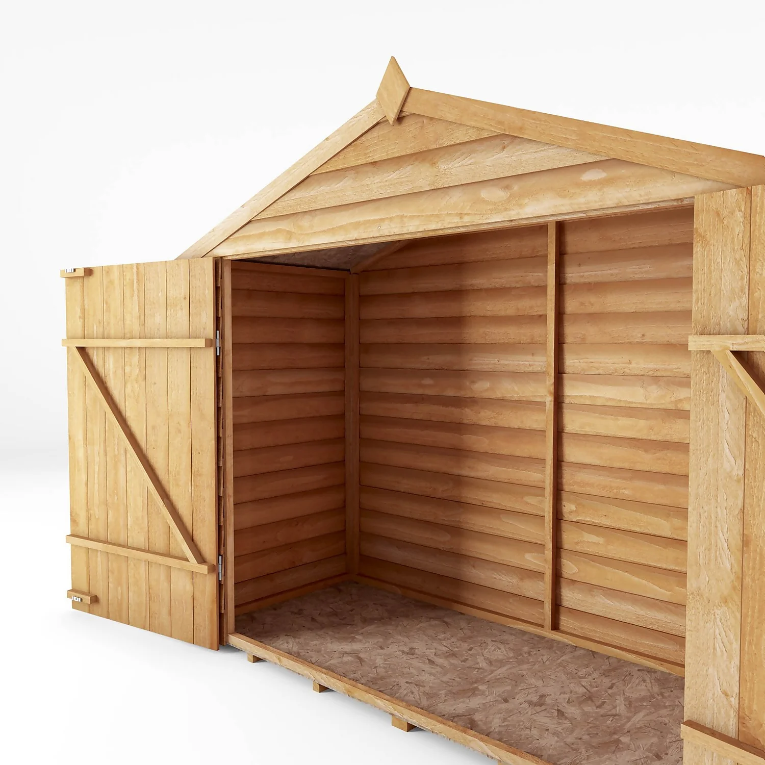 Mercia 7 X 3ft Overlap Apex Bike Shed - Installation Included 5 Mercia 7 X 3ft Overlap Apex Bike Shed - Installation Included - Image 5