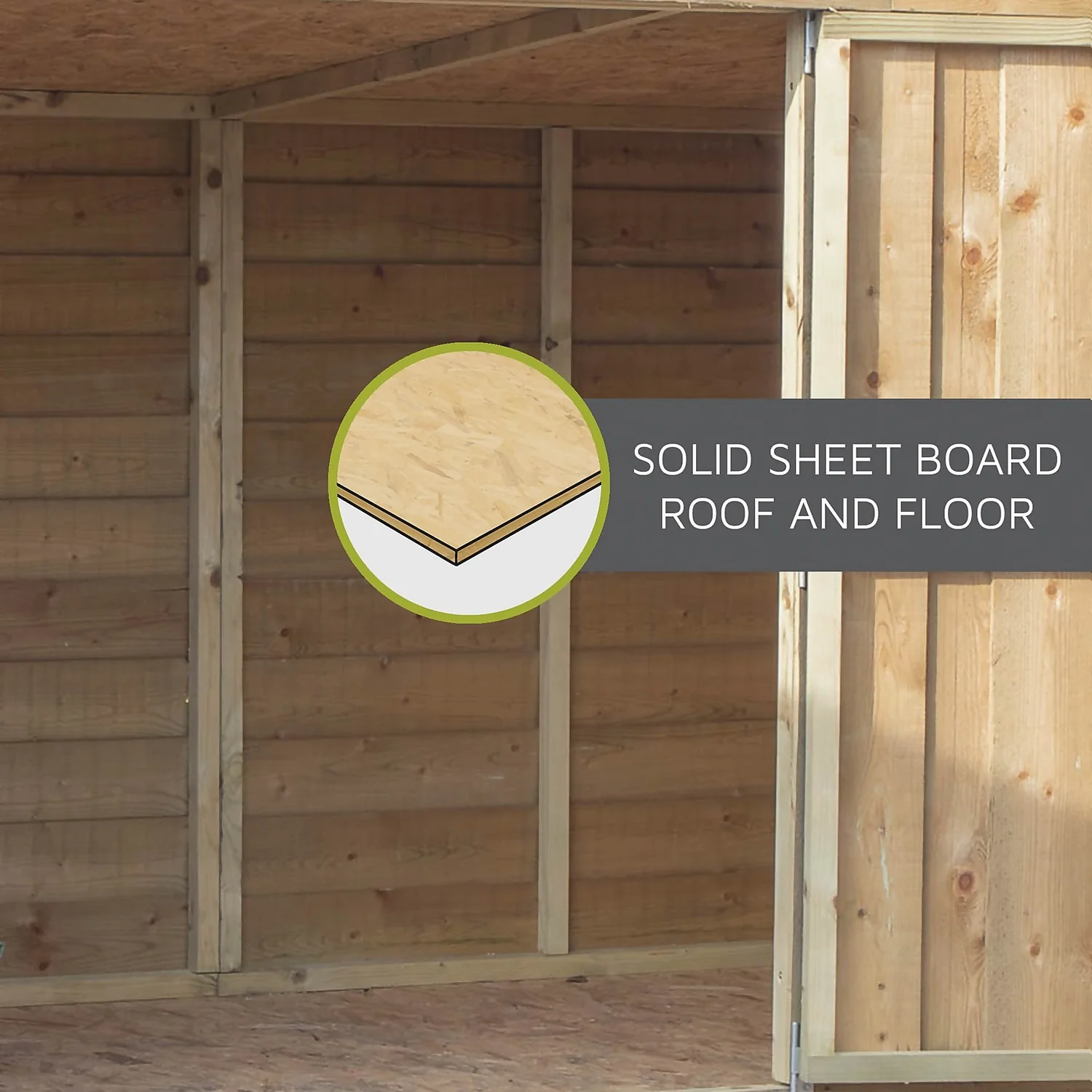 Mercia 7 X 3ft Overlap Apex Bike Shed - Installation Included 9 Mercia 7 X 3ft Overlap Apex Bike Shed - Installation Included - Image 9