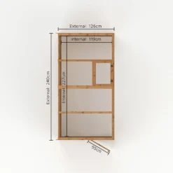 Mercia 8 X 4ft Lean To Greenhouse - Installation Included -Westland Garden Deals Store 12822781 9325038447793946
