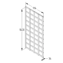 Heavy Duty Trellis - 91cm - Pack Of 5 -Westland Garden Deals Store 12823563 5834833218557005