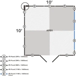 Forest 10 X 10ft Overlap Pressure Treated Double Door Apex Shed -Westland Garden Deals Store 12823848 8744833219746010
