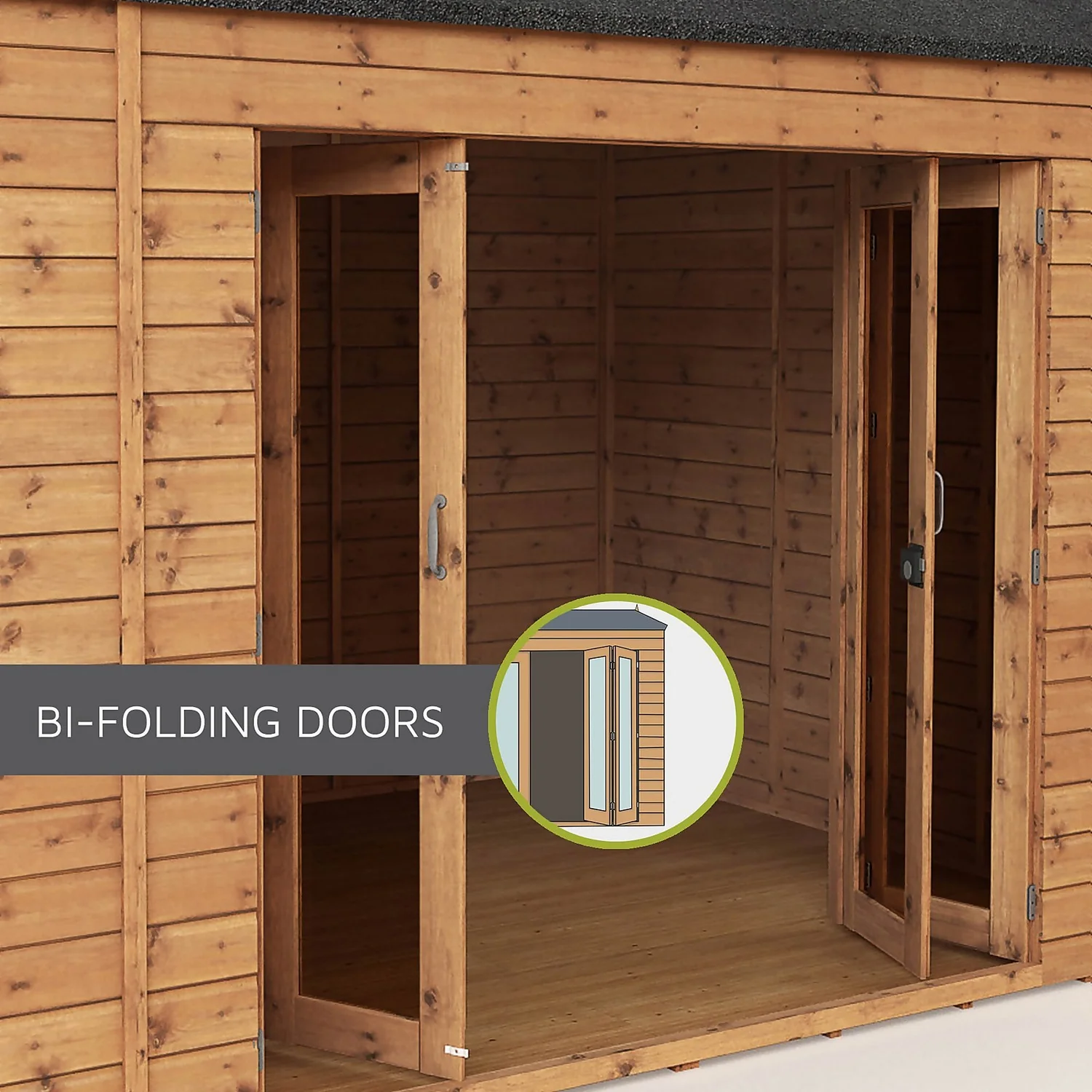 Mercia 8 X 8ft Vermont Summerhouse - Incl. Installation 6 Mercia 8 X 8ft Vermont Summerhouse - Incl. Installation - Image 6