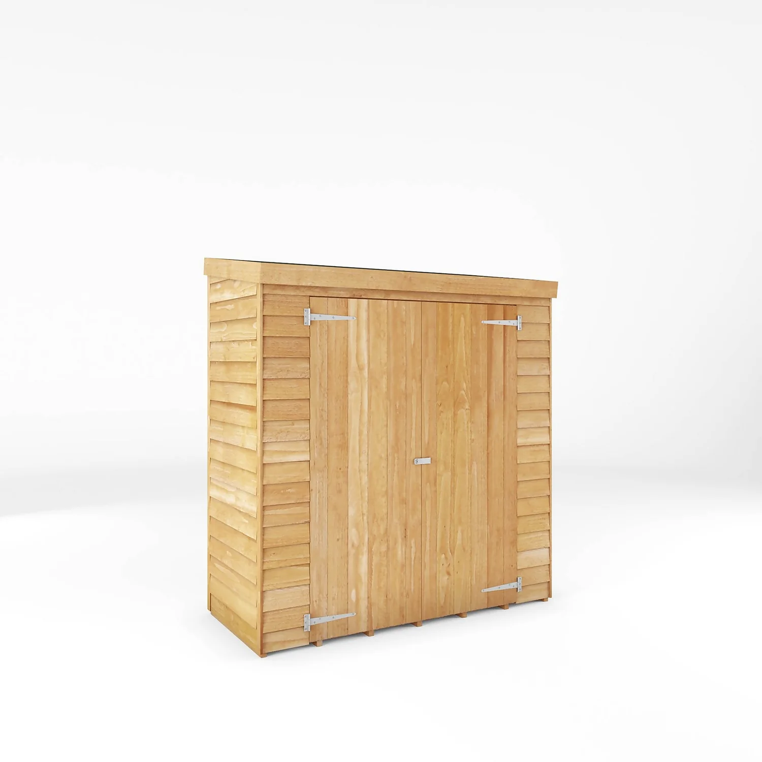 Mercia 6 X 2ft 6in Overlap Pent Storage Shed - Incl. Installation 1 Mercia 6 X 2ft 6in Overlap Pent Storage Shed - Incl. Installation