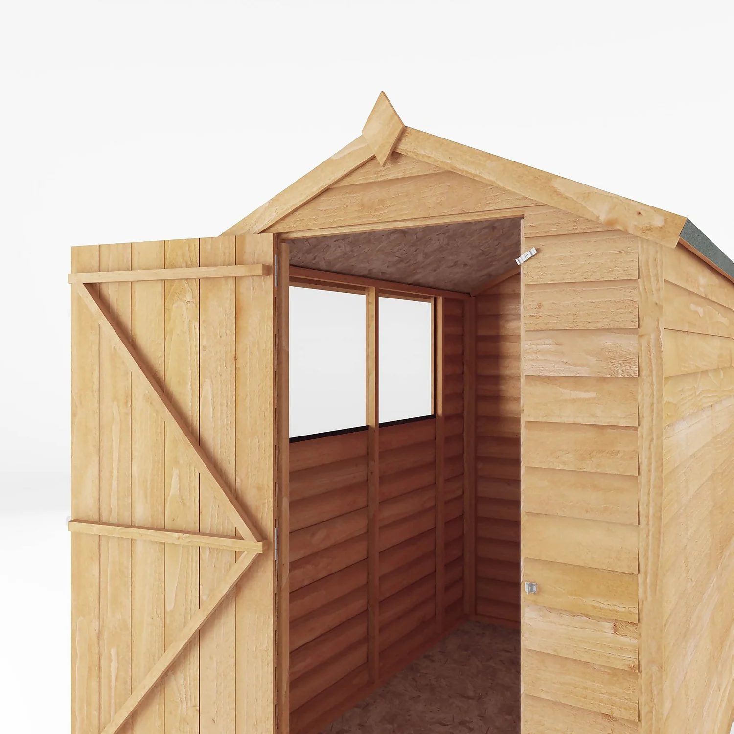 Mercia 6 X 4ft Overlap Apex Shed - Incl. Installation 4 Mercia 6 X 4ft Overlap Apex Shed - Incl. Installation - Image 4