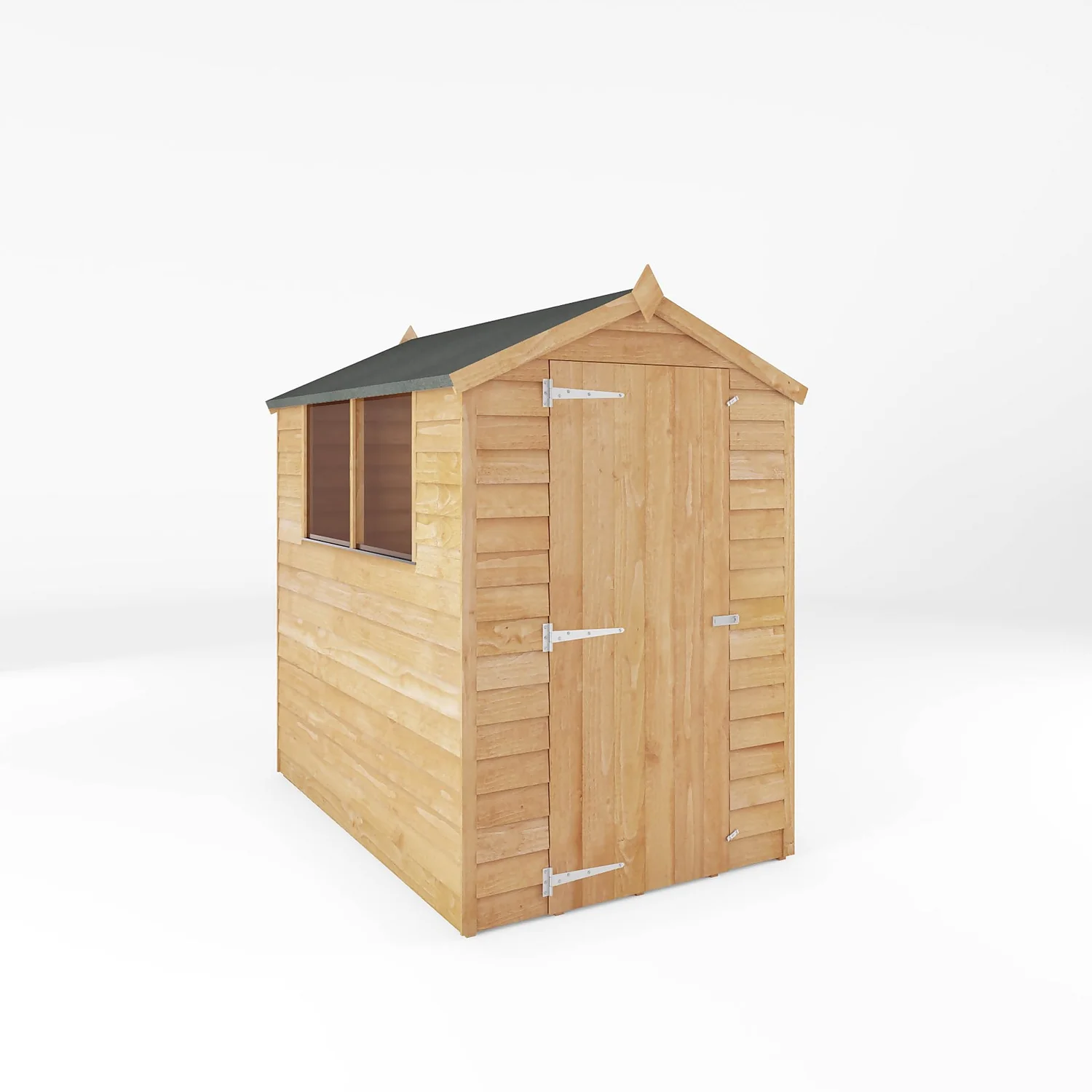Mercia 6 X 4ft Overlap Apex Shed - Incl. Installation 1 Mercia 6 X 4ft Overlap Apex Shed - Incl. Installation