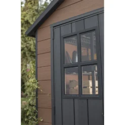 Keter Newton 7.5 X 11ft Outdoor Plastic Garden Storage Shed - Brown 14 Keter Newton 7.5 X 11ft Outdoor Plastic Garden Storage Shed - Brown -Westland Garden Deals Store 12833045 1724843485146046