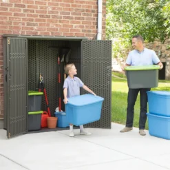 Lifetime 1500L Rough Cut Vertical Storage Cabinet -Westland Garden Deals Store 12836581 1424833208407720