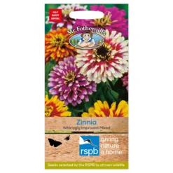 Mr. Fothergill's Zinnia Whirlygig Mixed Seeds