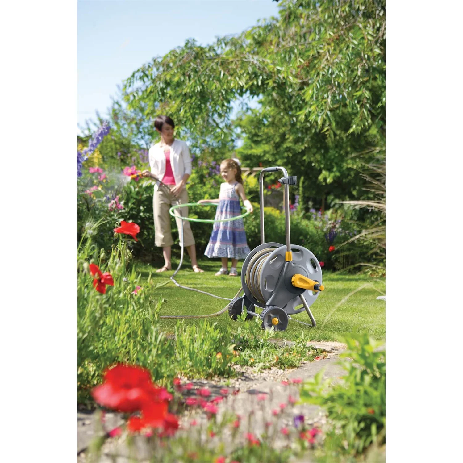 Hozelock 2435 60m Reel With 50m Hose 2 Hozelock 2435 60m Reel With 50m Hose - Image 2