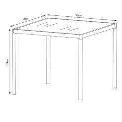 Bambrick 4 Seater Garden Dining Set -Westland Garden Deals Store 12881495 3724948030783797