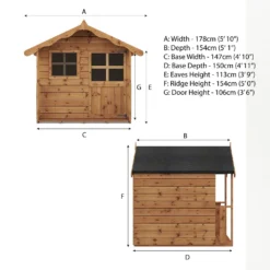 Country Living 5 X 5ft Wellow Playhouse Painted + Installation - Thorpe Towers 14 Country Living 5 X 5ft Wellow Playhouse Painted + Installation - Thorpe Towers -Westland Garden Deals Store 12881626 5215027554244829