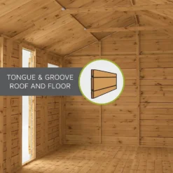 Country Living Grassthorpe 12 X 6ft Traditional Apex Greenhouse Combi Shed Painted + Installation - Thorpe Towers -Westland Garden Deals Store 12881653 8404976288409840