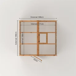 Country Living Kelham 6 X 6ft Traditional Greenhouse Painted + Installation - Thorpe Towers 9 Country Living Kelham 6 X 6ft Traditional Greenhouse Painted + Installation - Thorpe Towers -Westland Garden Deals Store 12881657 4714843884887760