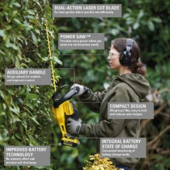 STANLEY FATMAX V20 18V Cordless Hedge Trimmer 55cm (Sfmcht855M1-Gb) -Westland Garden Deals Store 12882306 2675052745698945