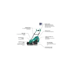 Bosch 1400W Rotak 37-14 Electric Lawn Mower - 37cm -Westland Garden Deals Store 12883599 1924843325901372