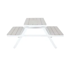 Picnic Bench - White & Grey -Westland Garden Deals Store 12885210 1354846186560357