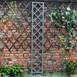 1.8m X 30cm Wooden Trellis Panel - Grey 6 1.8m X 30cm Wooden Trellis Panel - Grey -Westland Garden Deals Store 12885321 1265013038588418