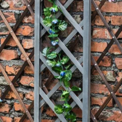 1.8m X 30cm Wooden Trellis Panel - Grey 7 1.8m X 30cm Wooden Trellis Panel - Grey -Westland Garden Deals Store 12885321 3515013038650902
