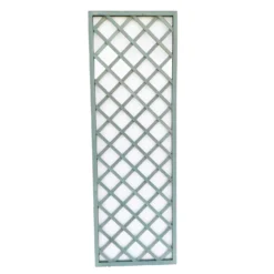 1.8m X 60cm Wooden Trellis Panel - Green