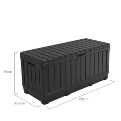 Keter Kentwood Outdoor Garden Storage Box 350L - Graphite -Westland Garden Deals Store 12885762 1494899008656236