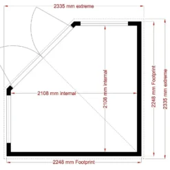 Shire Hampton Summerhouse - 8 X 8ft 19 Shire Hampton Summerhouse - 8 X 8ft -Westland Garden Deals Store 12887163 1004851542738973