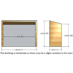 Shire Pent Shiplap Bike Store 6x3ft -Westland Garden Deals Store 12887181 1604849862411178