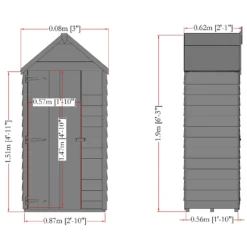 Shire Tool Store Overlap - 3x2ft -Westland Garden Deals Store 12887191 6384851580684872