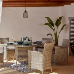 Florence 6 Seater Garden Dining Set -Westland Garden Deals Store 12887800 3494929366860307