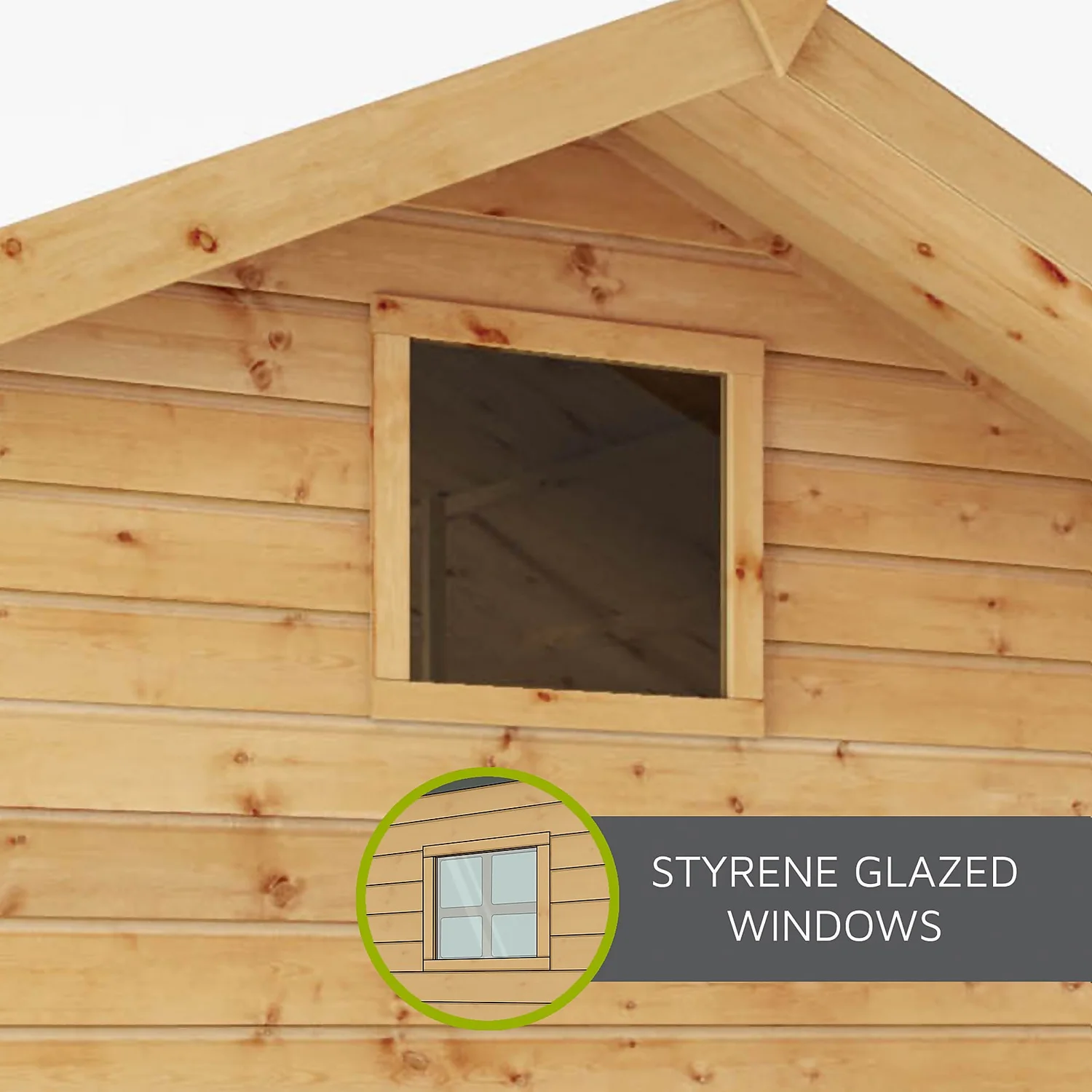 Mercia 5'9ft X 5'8ft Pent Style Wooden Playhouse - Installation Included 7 Mercia 5'9ft X 5'8ft Pent Style Wooden Playhouse - Installation Included - Image 7