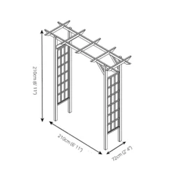 Mercia Flat Top Arch -Westland Garden Deals Store 12888298 1224843954305336