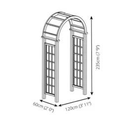 Mercia Curved Arch -Westland Garden Deals Store 12888302 3434849860646659