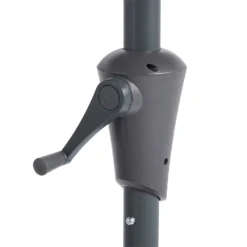 None 2.7m Crank & Tilt Parasol Light Grey - Dia. 38mm -Westland Garden Deals Store 12888568 8604843674381042