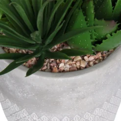 Mixed Succulent In Grey Pot -Westland Garden Deals Store 12909503 3414869235683525